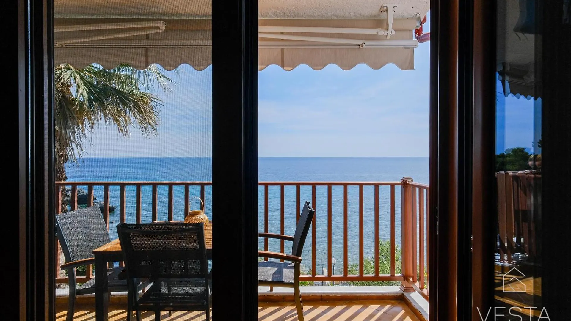 شقة Amphitriti Seafront Apartments, Loutra Agia Paraskevi أغيا باراسكيفي