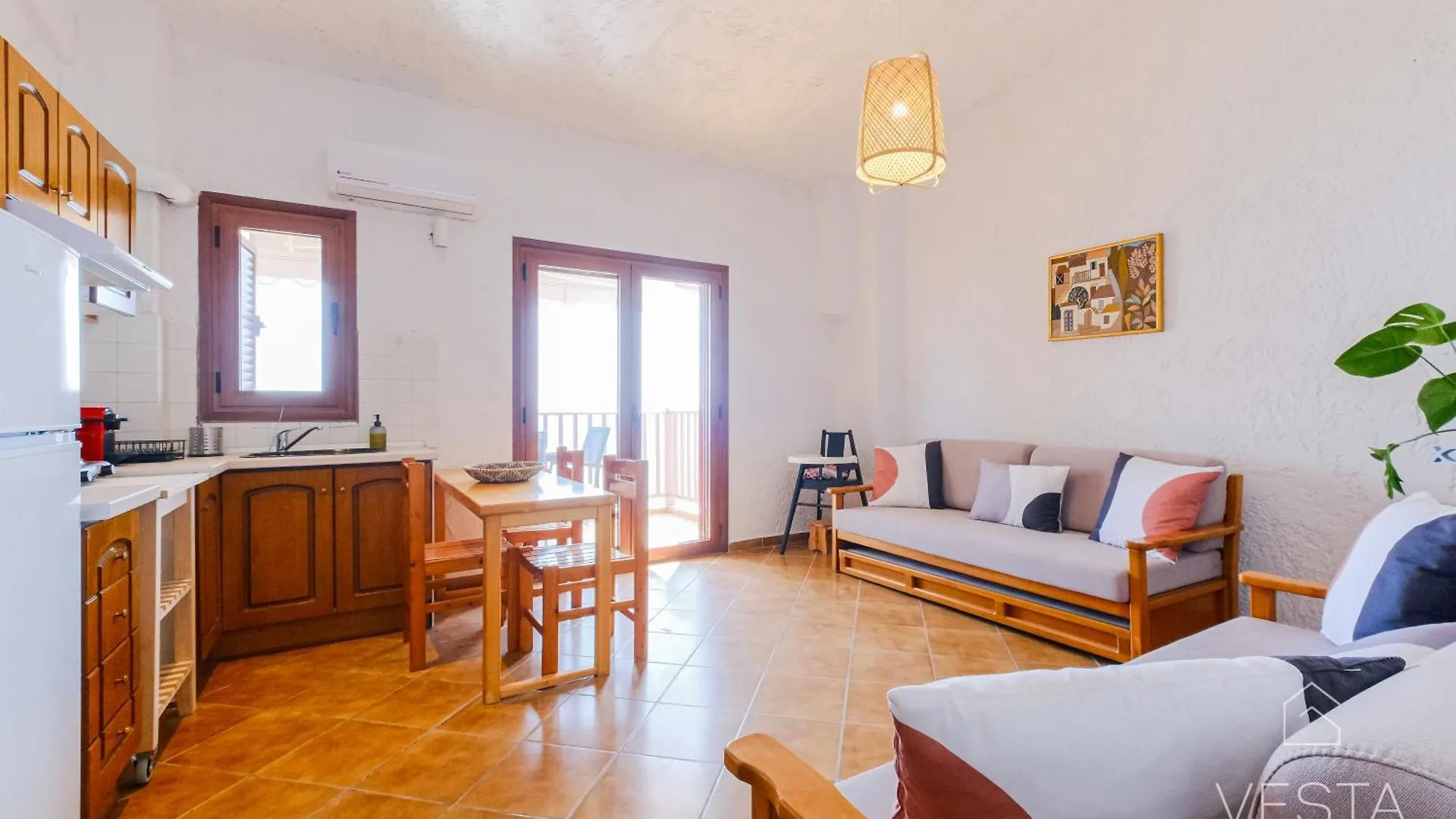 شقة Amphitriti Seafront Apartments, Loutra Agia Paraskevi أغيا باراسكيفي